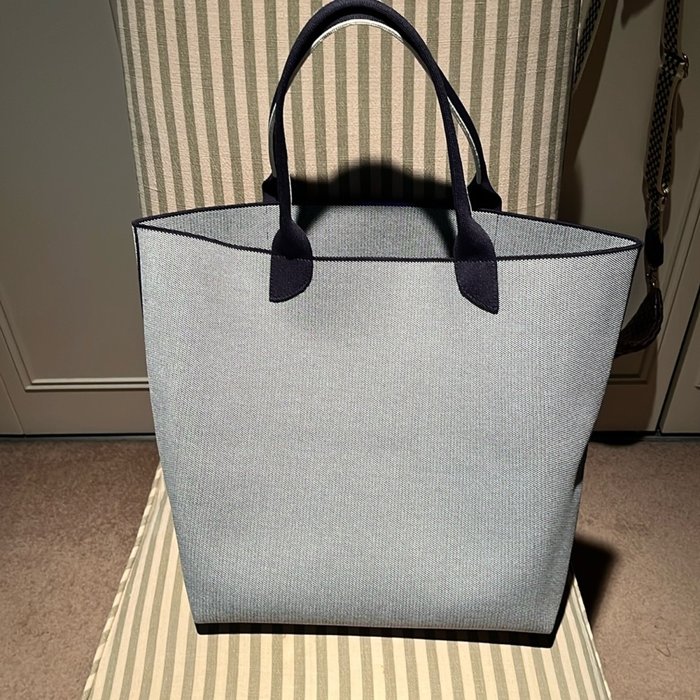 Rothy’s tote bags in navy blue, used once.